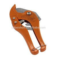 Professional Heavy Duty Hand Tool Plastic Hose Ratcheting PVC Plumbing Pipe Cutter Shear